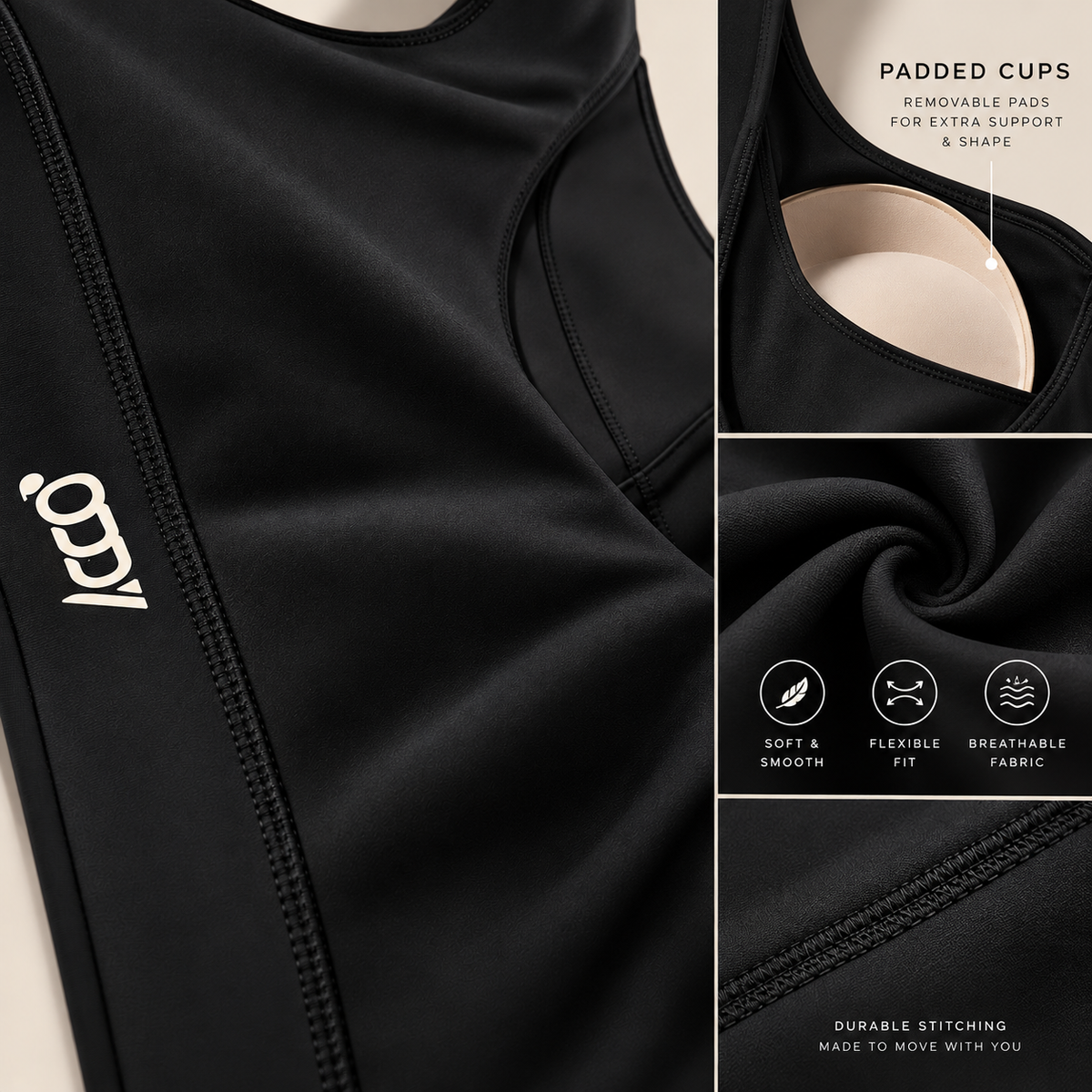 Black sport Bra