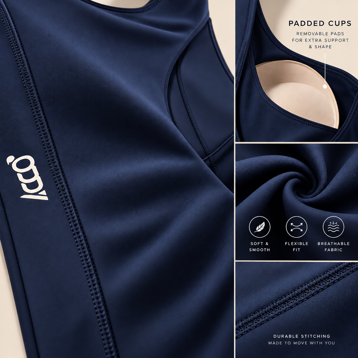 Navy Sport Bra