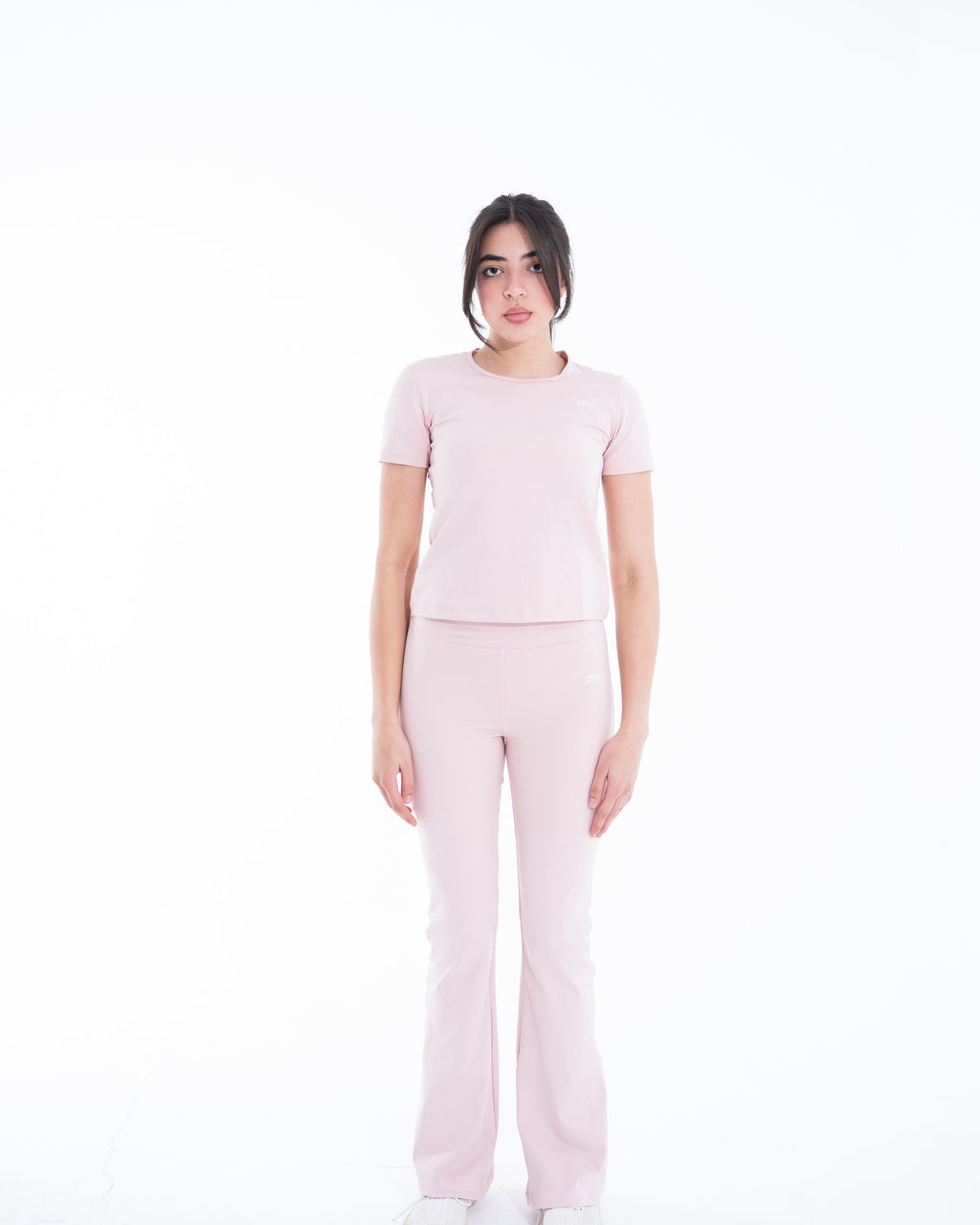 Pink Contour Flare leggings