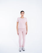 pink half sleeve top