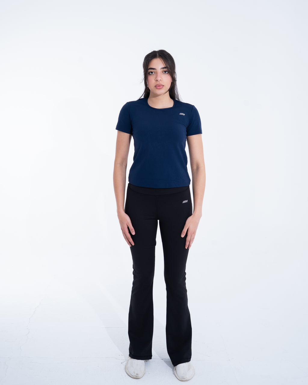 Black Contour Flare leggings