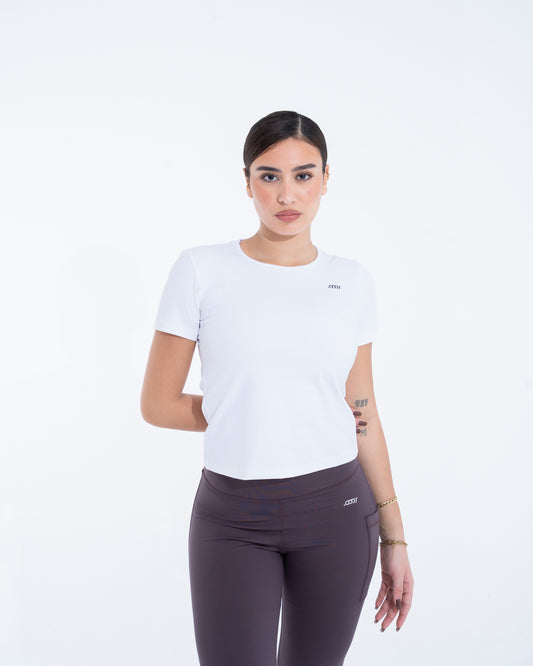 White Core Sculpt Tee