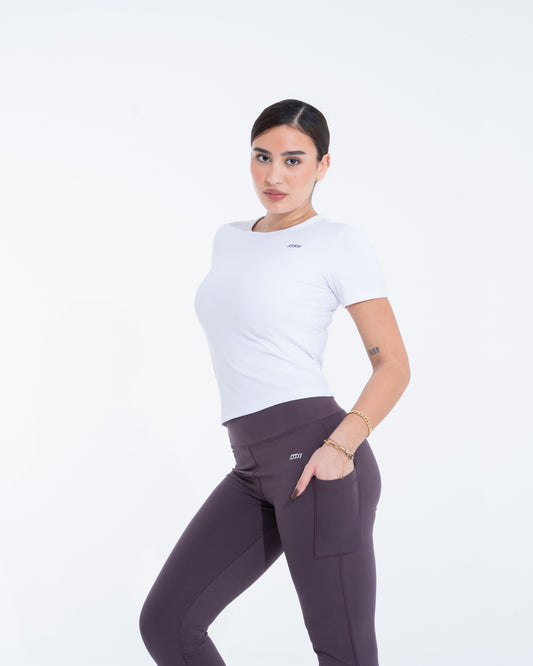 White Core Sculpt Tee