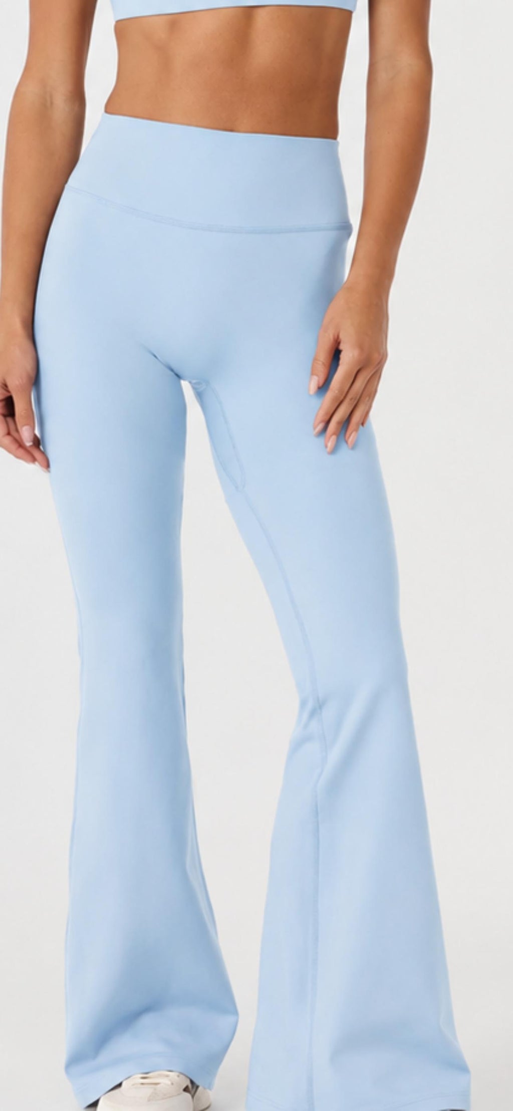 Sky Blue Flare leggings