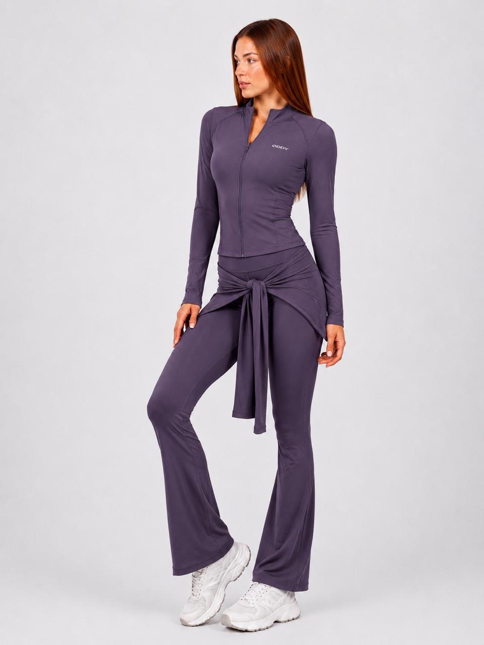 Dusty Aubergine Sculpt Jacket
