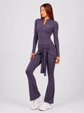 Dusty Aubergine Sculpt Jacket