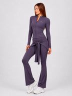 Dusty Aubergine Sculpt Jacket
