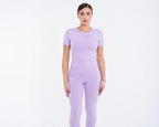 Lilac Haze Half-Sleeve Top