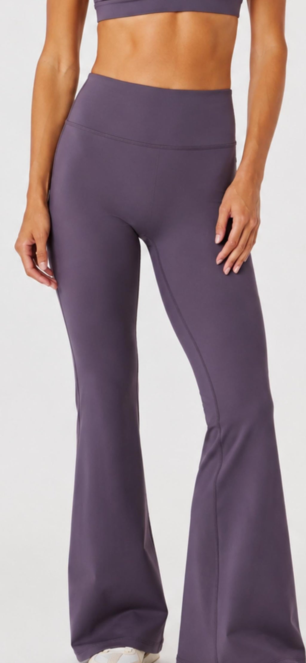 dusty-Purple flare leggings