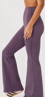 dusty-Purple flare leggings