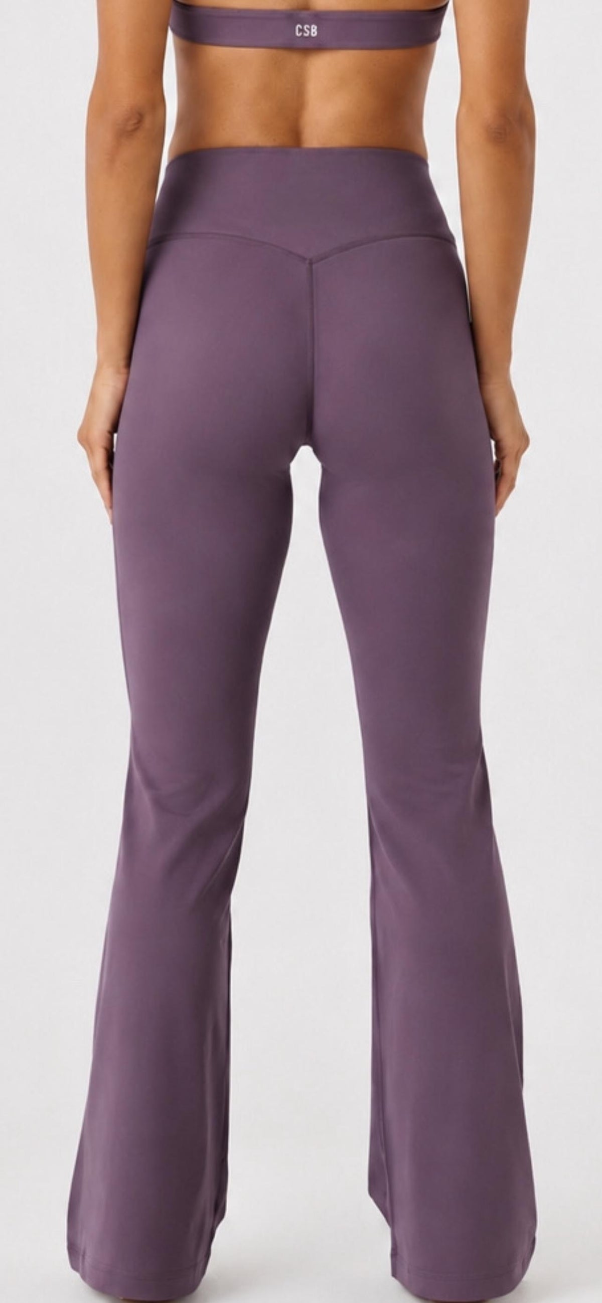 dusty-Purple flare leggings
