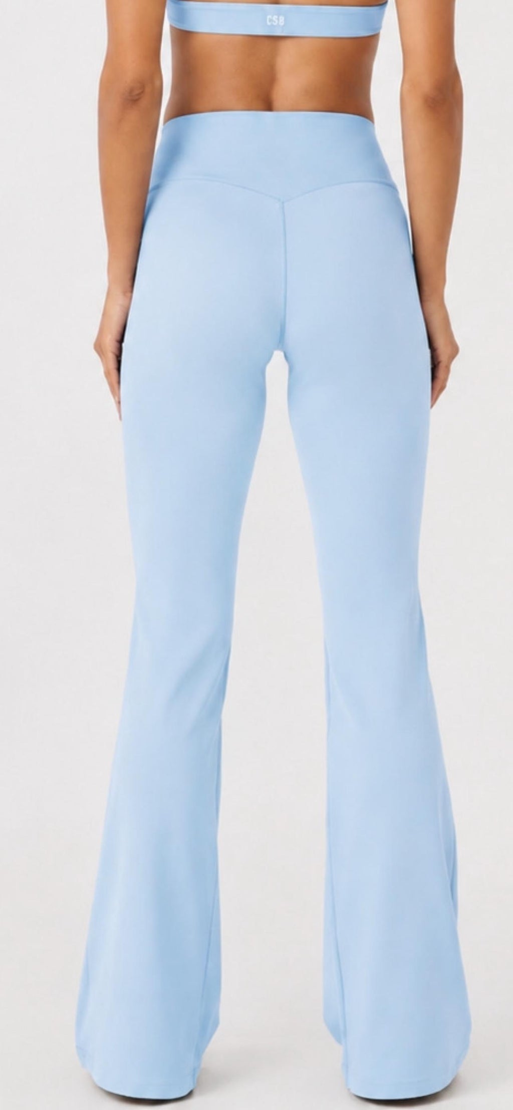Sky Blue Flare leggings