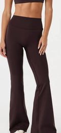 Brown Contour Flare leggings