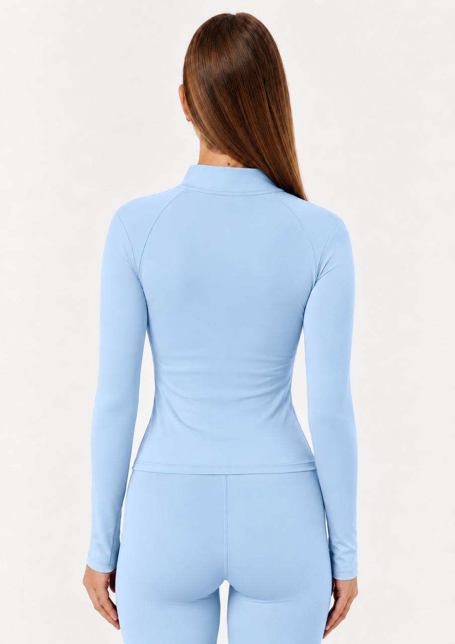 Sky Blue Sculpt Jacket