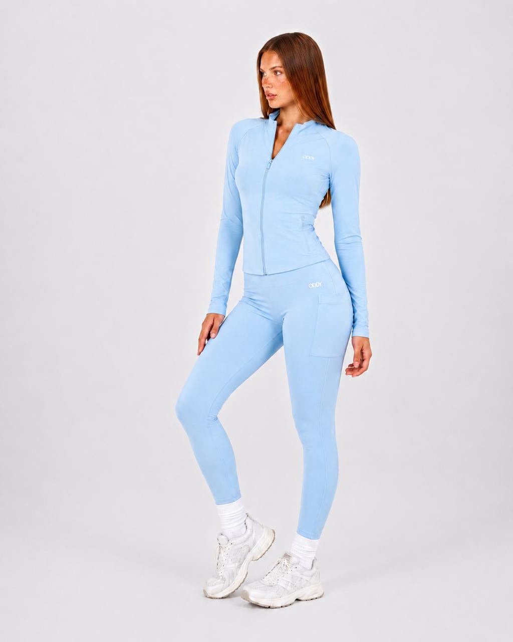 Sky Blue Sculpt Jacket