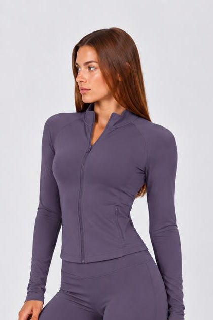 Dusty-Purple Sculpt Jacket